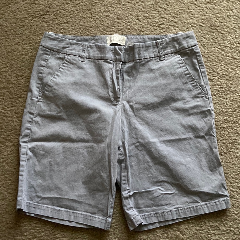 J.Crew light Grey Bermuda Shorts 9” inseam